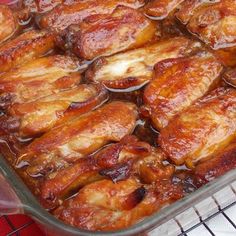 the chicken is cooked and ready to be served in the oven or on the grill