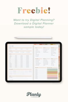 a tablet with the text, freebie want to try digital planning? download a digital planner sample today Digital Planner Index Page, Digital Planner Free Download 2024, Digital Planner Page Ideas, Free Goodnotes Planner Template, Digital Planner Inspiration, Good Notes Templates Free Planner, Digital Planner Free Download, Planner Ideas Aesthetic, Tablet Notes