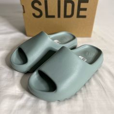 Item Description: Adidas Yeezy Slide Salt Pid: Id5480 Size: 8 100% Authentic Or Your Money Back Guarantee Brand New Never Used Purchased Off Confirmed App Same Business Day Shipping No Refunds/Cancellations Unless I Am Unable To Fulfill Your Order Thank You For Looking! Blue Yeezy Slides, Adidas Yeezy Slide, Preppy Accessories, Foam Runner, Yeezy Slides, All Nike Shoes, Yeezy Shoes, Shoes Adidas, Walker Boots