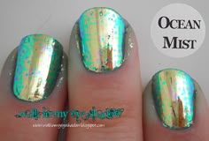 Mermaid nails! Mermaid Nails, Get Nails, Manicure E Pedicure, Mani Pedi, Love Nails, Color Street, All Things Beauty, How To Do Nails