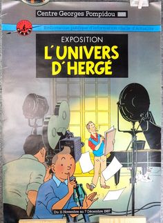 Rare Moulinsart Tintin Poster: L' Universe D' Herge Ltd 1987 Pompidou 50x70cm Poster from the famous 1987 Exhibition at Pompidou in Paris. Format: 50 x 70 cm. CONDITION: Very Good condition. There is some minor fraying and a few small creases to edges. Please see pictures. Sent promptly by recorded delivery, and well packaged. Please see my other nice items up for auction and buy now, including other Tintin treasures, games, electronics and more. Tintin Poster, Atlas Book, Herge Tintin, Exhibition Poster, Music Print, See Picture, Beauty Book, Comic Book Cover, Universe