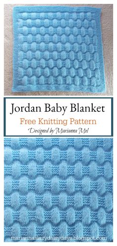 the free knitting pattern for jordan baby blanket