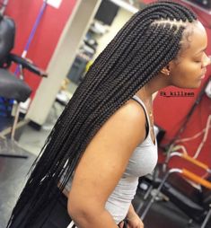 Bohieman Boxbraids, Braids Styling, Feed Ins, Parting Hair, Big Box Braids, Blonde Box Braids, Summer Braids