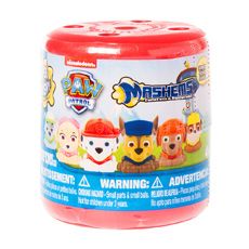 a jar of mashines for children with animals on the front and back side