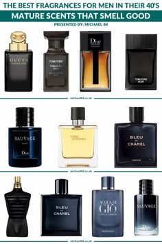 Best Fragrances For Men In Their 40's Best Perfume Men, Men Expensive Perfume, Fragrance For Men Perfume, Best Men Parfumes, Branded Perfume For Men, Luxury Men Perfume, Best Man Parfums, How To Wear Cologne For Men, Good Men Cologne