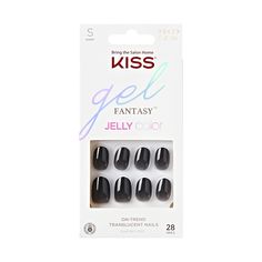 PRICES MAY VARY. Jelly Solids: KISS Gel Fantasy Jelly Color Sculpted ready-to-wear gel finish nails now come in glossy solids with a glass-like effect that is beyond WOW! False nails in the chicest solid colors are ready-to-wear, durable, flexible, and easy to DIY. Smooth As Glass: Gel Fantasy Jelly Color nails have a high shine finish that looks as smooth as a salon jelly. Glue them on with our super hold pink gel nail glue, which is included in the kit. Ready-to-wear gel manicure stays perfect Sculpted Nails, Pink Gel Nails, Fantasy Nails, Nails Now, Jelly Nails, 3d Texture, Manicure At Home, Nail Glue, Artificial Nails