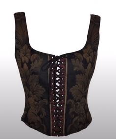 a women's corset with an intricate design