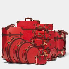 View Our Vintage Luggage Collections - Steamline Luggage Steamer Trunk, Lips Print