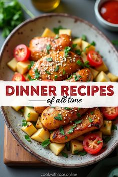 Discover our 55 Best Dinner Recipes of All Time! 🍴 From comforting classics to quick and easy weeknight meals, these recipes are perfect for every occasion. Whether you're cooking for family, friends, or just yourself, you'll find something to love. Click through to explore the ultimate collection of mouthwatering dinner ideas and make your next meal unforgettable! 🌟

#DinnerRecipes #EasyDinnerIdeas #BestRecipes #QuickMeals #DinnerInspiration #FoodLovers #RecipeRoundup