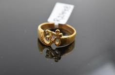 Om Gold Ring Designs For Men, God Gold Rings For Men, Om Rings For Men In Gold, Men Finger Ring Gold, God Rings For Men Gold, Om Rings For Men, Boys Gold Ring, 22k Ring, Gold Rings For Men