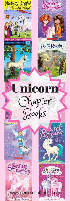 children's books about unicorns and other animals with the title unicorn charter books