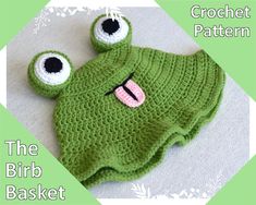 Friendly Frog Bucket Hat: Enjoy making this #Crochet interactive pattern by The Birb Basket (@TheBirbBasket) only on @ribblrit with unique tools - Free App available! Get this pattern now and start crafting! Frog Bucket Hat Crochet, Frog Bucket Hat, Bucket Hat Crochet Pattern, Basket Crochet Pattern, Bucket Hat Crochet, Basket Crochet, Hat Crochet Pattern, Hat Crochet, Unique Crochet