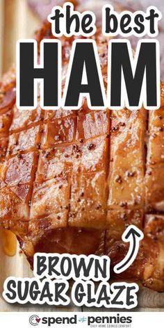 the best ham brown sugar glaze