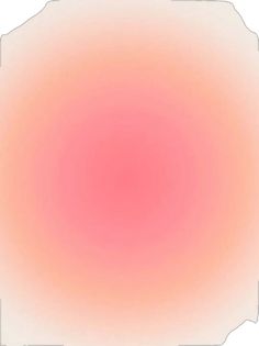 an orange and pink colored circle with white border around the center on a white background