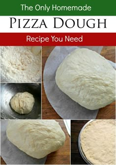 the only homemade pizza dough recipe you need