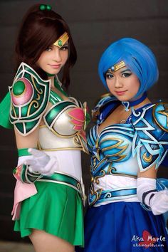 Battle Armored Sailor Scouts Babe Cosplay, Sailor Neptune Cosplay, Friends Anime, Women Crush, Sailor Moon Girls, Wonderful Friend, Sailor Scout, Sailor Moon Cosplay, 2 Friends