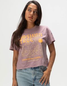 Parks Project Joshua Tree Puff Print Boxy Tee. Large Graphic With Puff Ink Details On Front. Boxy Fit. Crew Neck. Short Sleeve. 100% Cotton. Machine Wash. Imported. Model Is Wearing A Size Small. Model Measurements:height: 5'7" Bust: 34"waist: 25"hips: 34.5" Graphic Print Boxy Cropped Top, Boxy Fit Letter Print Top For Spring, Spring Boxy Fit Tops With Letter Print, Spring Letter Print Boxy Top, Trendy Boxy Fit Top With Letter Print, Trendy Boxy Fit Cropped T-shirt With Graphic Print, Trendy Boxy Fit Tops With Letter Print, Trendy Boxy Fit Tops, Spring Boxy Fit Top With Text Print