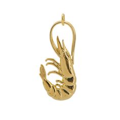 Our latest charm - the Shrimp Charm! Growing up in the Low country and being inspired by all things around her Mini created our newest items - the Shrimp Tail Drops and the Shrimp Charm! 1.5 Inches, Closed jump-ring. 18k gold plated brass. To keep your bugs shining their brightest, please do not shower, swim, or sleep in your Goldbugs, and keep them away from sunscreens, lotions, and perfumes. If you need to clean your piece, simply rinse with warm water and a gentle soap. Like our live bug frie Shrimp Ring, Shrimp Jewelry, Whimsical Gold Charm Necklaces With Lobster Clasp, Dangle Brass Charm Necklace With Lobster Clasp, Gold Starfish Charm Drop Earrings, Yellow Gold-plated Charms With Lobster Clasp, Low Country, Jump Rings, Ring Bracelet