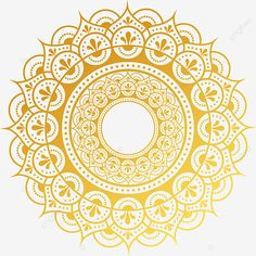 a yellow and white circular design on a white background, circle, pattern, decoration png and psd