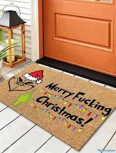 OrcaJump - Washable Grinch Christmas Rug Festive Christmas Plaid Print Indoor or outdoor Holiday for living room or dining room, bedroom and kitchen Christmas Rug, Christmas Rugs, Garden Christmas, Christmas Plaid, Outdoor Holidays, Halloween Inspiration, Grinch Christmas, Dining Room Bedroom, Decoration Christmas