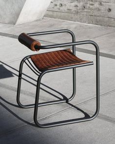 a chair that is sitting on the ground