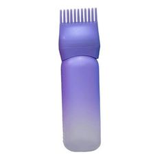 Mornei Hair Coloring Dyeing Bottle Perming Tools Irrigation Comb Irrigation Bottle Violet.The comb bottles offer you great convenience when you color hair at home. Simple operate, non sticky, even coloring. The liquid can be applied simply by combing and squeezing, it can be operated with a single handHair oil applicators with combs, have outlet holes on each comb, just gently , and the paste will come out of the combPour the hair dye into bottle and use a pressing motion to let the dye flow thr Color Hair At Home, Home Simple, Home Salon, Hair Coloring, Color Hair, Oil Bottle, Hair Oil, Hair Dye, Barber Shop