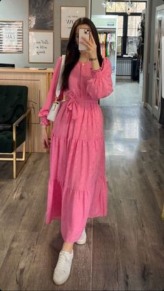 Aline Midi Dress, Cute Modest Outfits, Wedding Mehndi, Chique Outfits, Modest Dresses Casual, Master Decor, Everyday Fashion Outfits, Casual Day Outfits