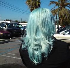 Sea Foam Hair Color, Light Teal Hair Color, Long Teal Hair, Sea Foam Hair, Green Blue Hair Dye, Sea Hair Color, Light Blue And Purple Hair, Light Blue Hair Aesthetic, Light Teal Hair