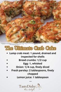 the ultimate crab cake recipe with instructions