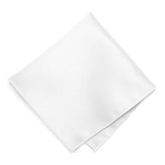 Replicate the most popular Pocket Square trends with this Men's White Solid Color Pocket Square, including the one point, straight, staircase and puff folds. The unfolded Pocket Square measures a standard 9-inches by 9-inches with rolled, finished edges. This Solid White Pocket Square is made to match our signature line of Solid Color Ties and Neckties.We recommend this shade of Pocket Square for a bright white color. Product Features • Measures approximately 9" by 9" • Rolled, finished edges• C Straight Staircase, White Solid Color, White Pocket Square, Black Bow Tie, Vintage Wardrobe, White Solid, Pocket Squares, Color Swatch, Polyester Satin