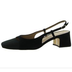 Nwt Sam Edelman Women's Black Tarra Cut Out Slingback Heels, Size 5 Buckle Closure, Block Heel, Square Toe, New In Box & Dust Bags Black Slingback Pumps With 4-inch Heel For Work, Black Slingback Pumps For Spring, Black Block Heel Slingback Pumps For Spring, Black Slingback Sandals With Heel Strap, Black Ankle Strap Slingback Pumps For Spring, Black Slingback Pumps For Spring Formal, Black Low Heel Slingback Sandals With Sculpted Heel, Black Heel Strap Slingback Pumps For Spring, Black Low Heel Slingback Sandals For Evening