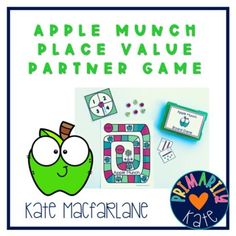 the apple munch place value partner game