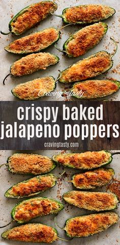 crispy baked jalapeno poppers are the perfect appetizer for any party