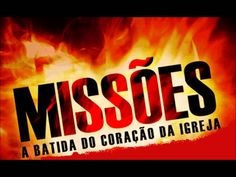 the title for missoes, written in spanish on fire with red and black background