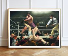 George Bellows, American Realism, Boxing Posters, Artist Bio, Abstract Wall Decor, Bellows, Figure Painting, Realism, Art History