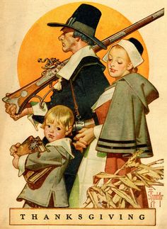 an advertisement for the american weekly with a man and two children dressed in colonial clothing