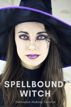 Witch Face Paint, Karneval Diy, Maquillage Halloween Simple, Halloween Makeup Witch, Makeup Clown, Halloweenský Makeup, Cute Halloween Makeup, Halloween Tutorial, Halloween Eye Makeup