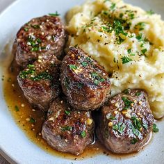 #GarlicButterSteak #MashedPotatoes #ComfortFood #SteakBites #EasyDinner Easy Steak Dinner For Two, Garlic Steak Bites Recipe, Steak Tips And Mashed Potatoes, How To Cook Steak Tips, Recipes For Ribeye Steak, Best Steak Dinner Recipes, Steak And Mashed Potatoes Recipe