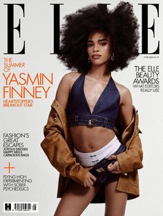 an image of a woman on the cover of a magazine with her hair styled to look like an afro