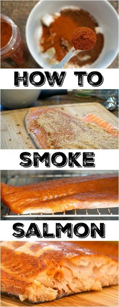 How to smoke salmon in your smoker right at home! The best rub for fish you will ever make that brings out the flavor and makes it melt in your mouth good. Easy recipe for those who have never smoked fish or looking for something new. Healthy and delicious dinner idea. #salmon #fish #smoke #smoker #smokedsalmon #thetypicalmom #smokedfish Best Smoked Salmon, Tuscan Salmon, Garlic Butter Salmon, Smoked Salmon Recipes, Meat Smoker, Smoker Cooking, Butter Salmon, Pellet Grill Recipes, Traeger Recipes