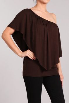 Another beautiful Chatoyant Creation. Layered 4 way convertible top, 95% Rayon 5% Spandex a great traveling companion. Great Resort or Cruise Wear! Stay Sexy! Cruise Wear, Convertible Top, Medium Brown, Online Shopping Clothes, Online Clothing, Double Layer, One Shoulder Blouse, Convertible, Spandex