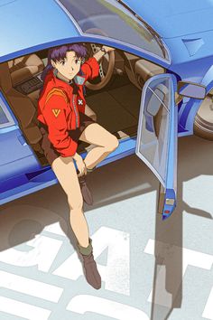 Neon Genesis Evangelion eva drawing fan art anime manga aesthetic icon shinji ikari asuka rei kowaru misato Katsuragi Evangelion Art, Neon Evangelion, Car Artwork, Rei Ayanami, Old Anime, Genesis Evangelion, Neon Genesis, Cartoon Games, 90s Anime