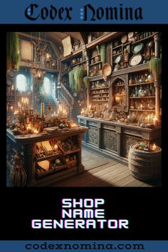 an old fashioned shop with candles and other items