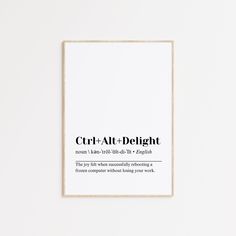 a white poster with the words curl - at - delight on it