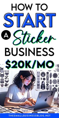 How to Start a Sticker Business Online Step By Step Start A Sticker Business, Selling Stickers, Sticker Business, Small Business Blog, Extra Income Online, Where To Sell, Best Ways To Make Money, Online Jobs From Home