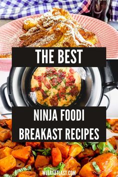 Ninja Foodi Breakfast Recipes Breakfast Ninja Foodi Recipes, Ninja Foodi Double Basket Recipes, Ninja Foodi Recipes Breakfast, Ninja Breakfast Recipes, Ninja Foodi Possiblecooker Pro Recipes, Ninja Foodi Power Blender Ultimate System Recipes, Ni Ja Foodie Recipes, Healthy Ninja Foodi Meals, Ninja Speedy Recipes