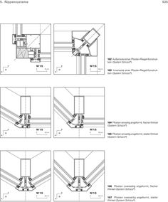 the diagram shows how to install an external door and frame with two different types of doors