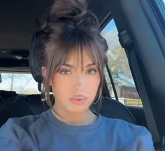 Soft Wispy Bangs With Curtain Bangs, Ghost Cut Hair, Hats With Bangs, Bang Hairstyles Long Hair, Bottle Neck Bangs Hair, Haircuts With Bangs And Layers, Black Hair Balayage, Haircuts For Long Hair With Layers, Hair Color Chocolate