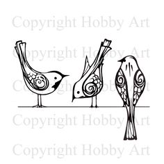 two birds sitting on top of each other in front of a white background with the words,