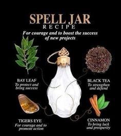 Spell For Courage, Jar Spell Recipes, Success Jar Spell, Spell Jar For Success, Study Spell Jar, Success Spells Witchcraft, Simple Spell Jars, Courage Spell Jar, Healing Spell Jars Recipes